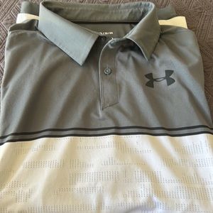 Under Armour polo Loose XL gray white